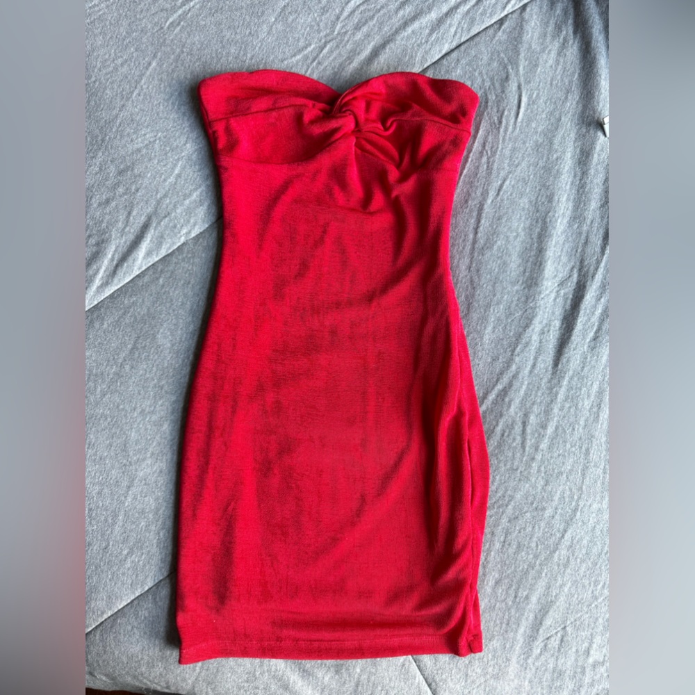 red dress